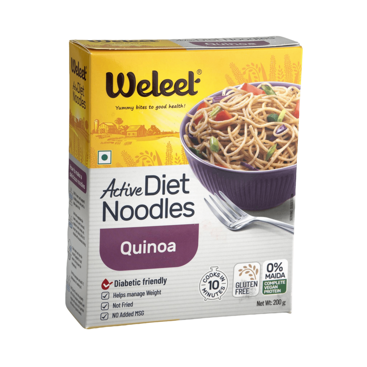WELEET Instant Noodles - Quinoa (Gluten-Free)