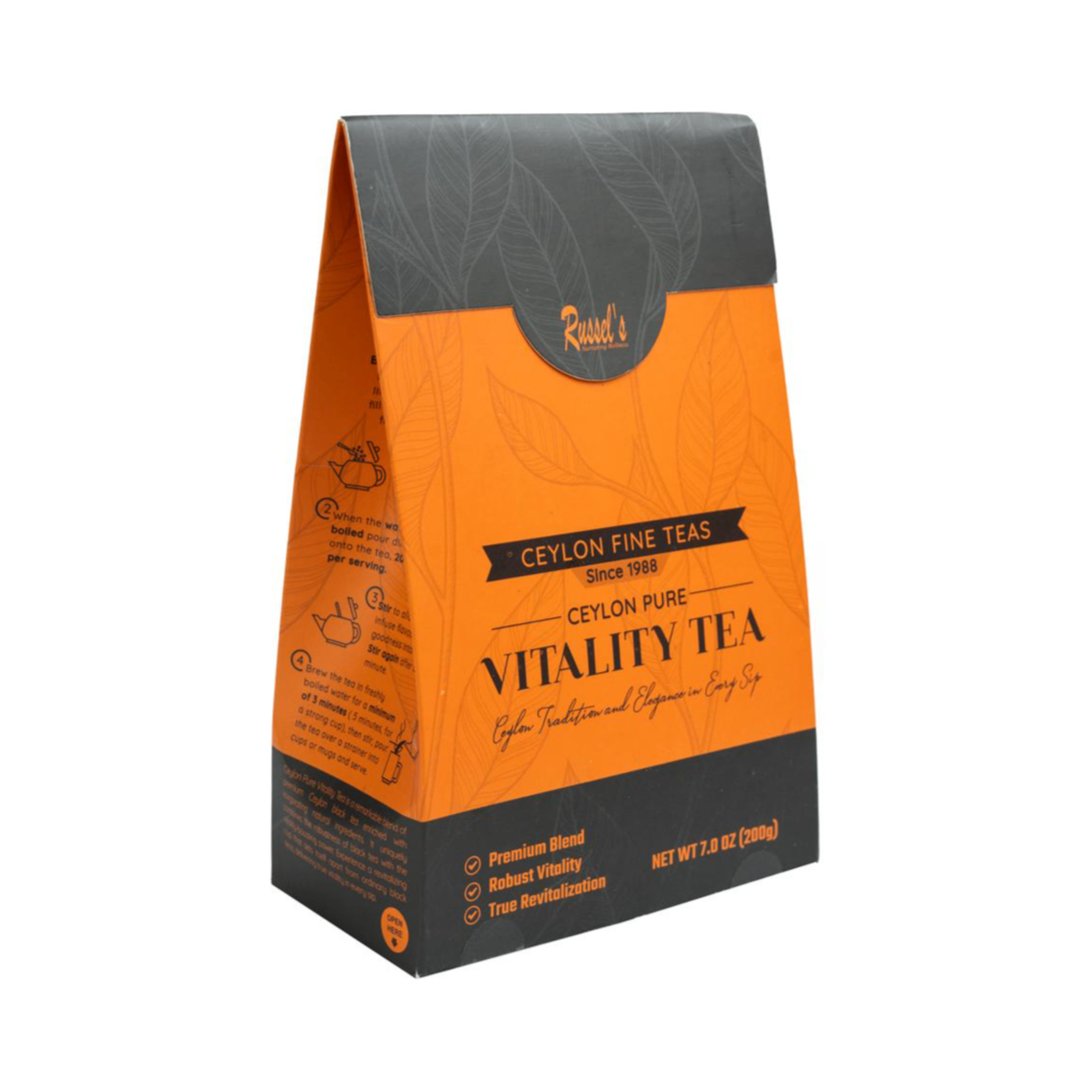 RUSSEL'S Ceylon Pure Vitality Tea | 50g