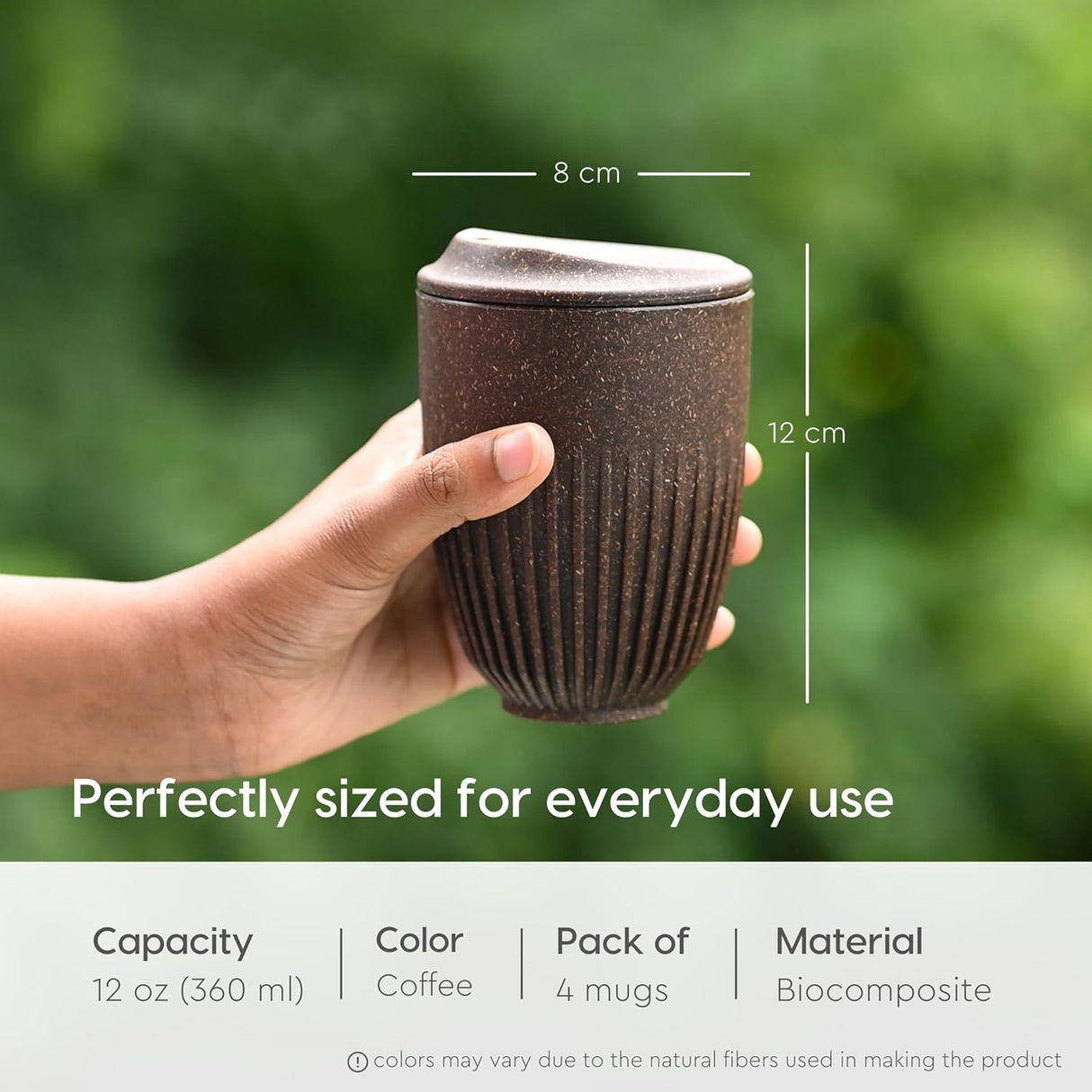 FRENVI Retro Cup 350 ml | 4 Pcs