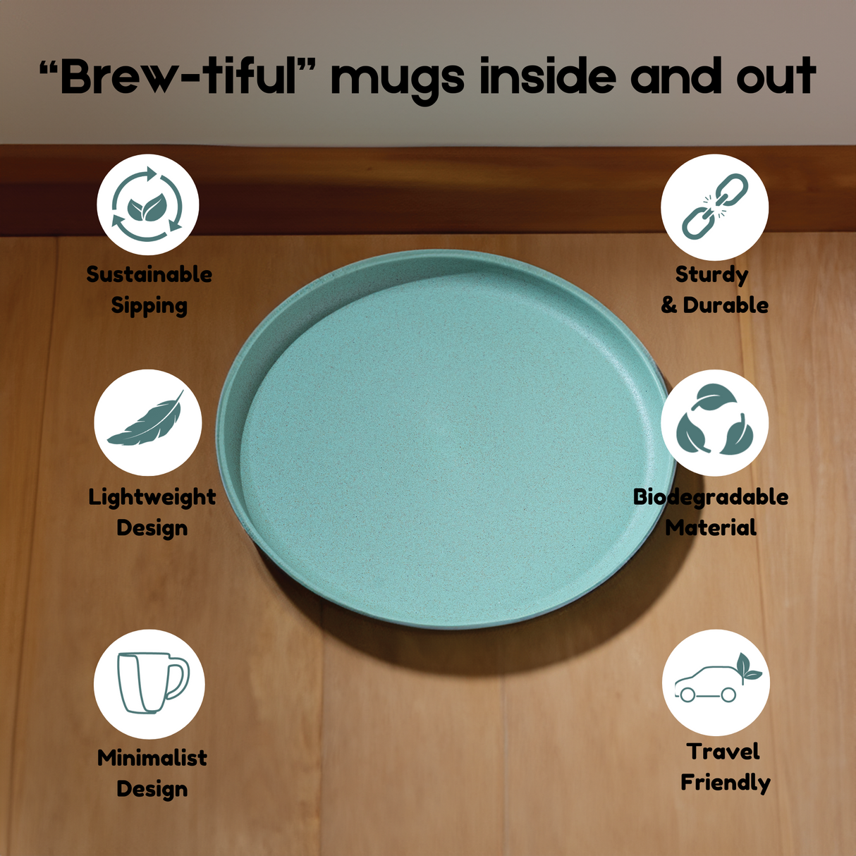 FRENVI Round Dinner Plate 11 inches | 1 pc