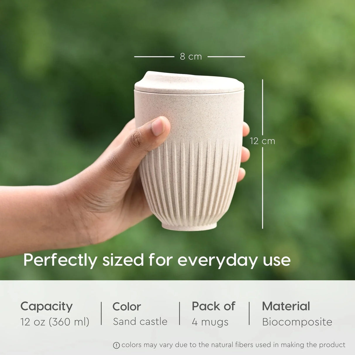 FRENVI Retro Cup 350 ml | 4 Pcs