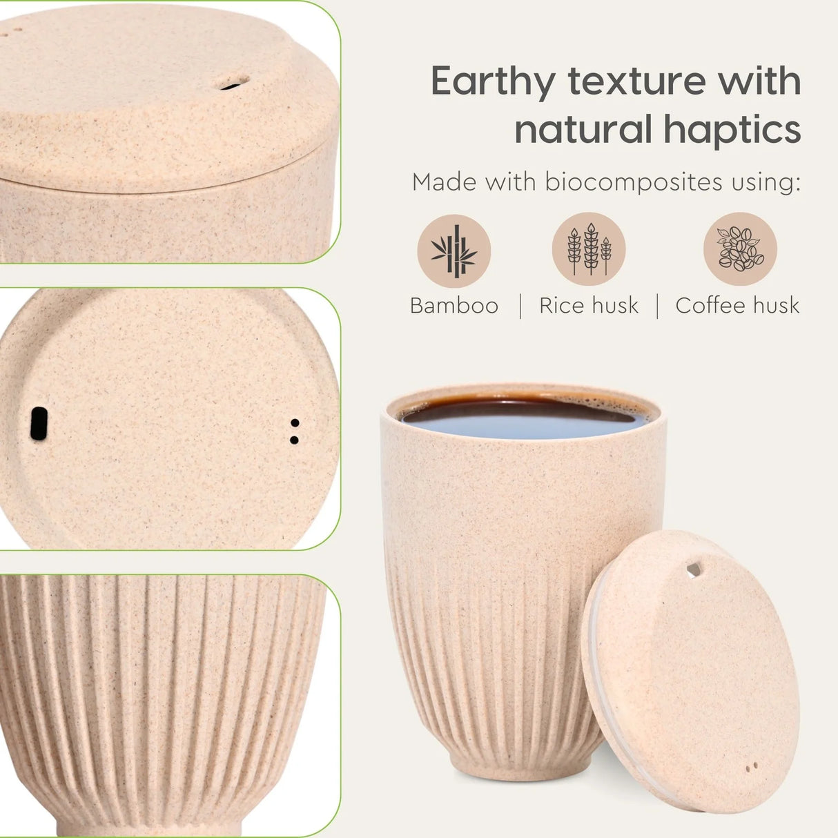 FRENVI Retro Cup 350 ml | 4 Pcs