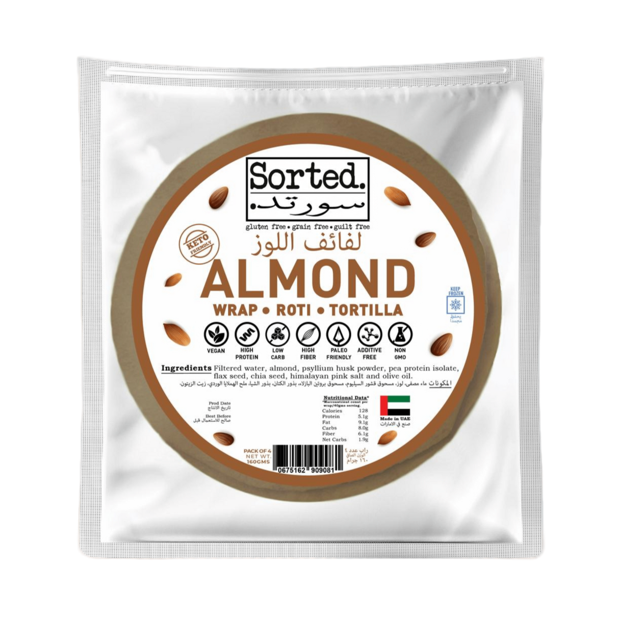 SORTED Almond Wrap