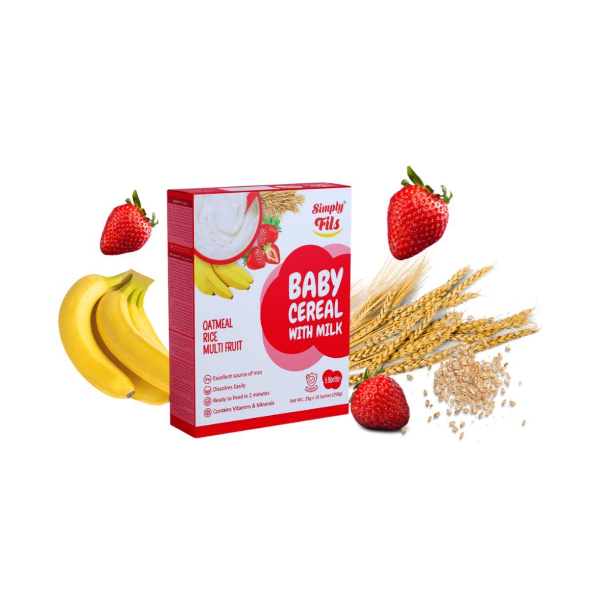 SIMPLY FILS Oatmeal Rice Multifruits