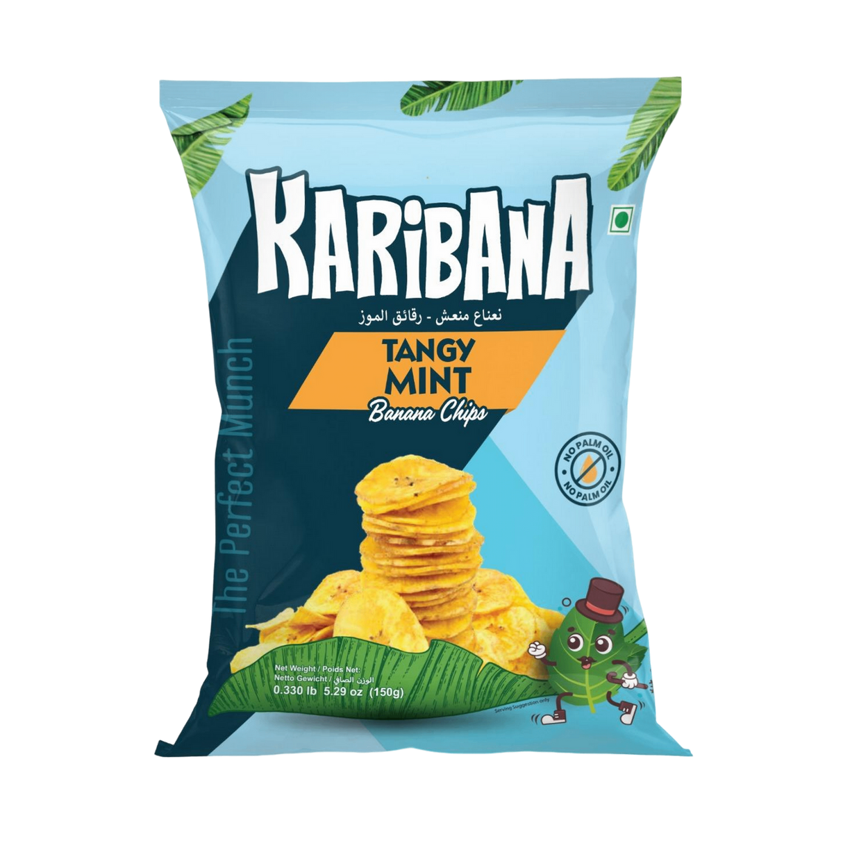 KARIBANA Banana Chips - Tangy Mint