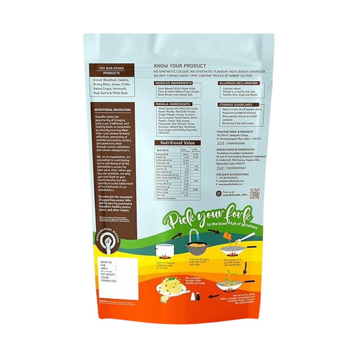 VASUDHA Kodo Millet Noodles |192g