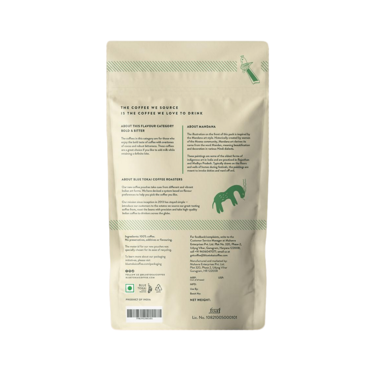 BLUE TOKAI Ground Coffee - Vienna - Dark Roast