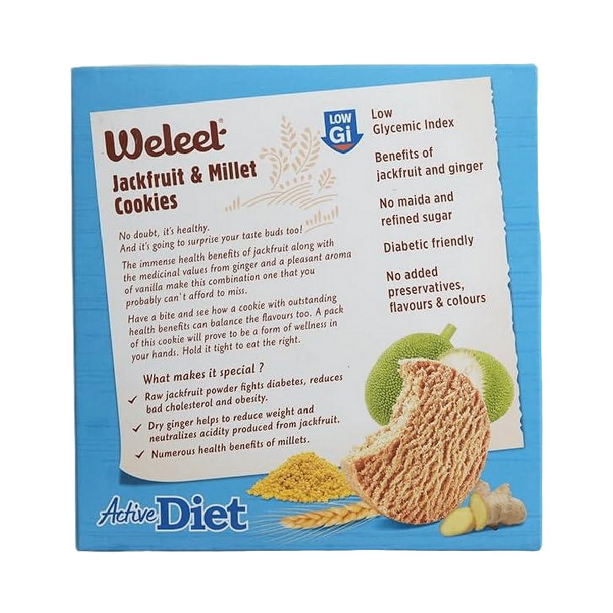 WELEET Millet Cookies - Jackfruit | 270 g