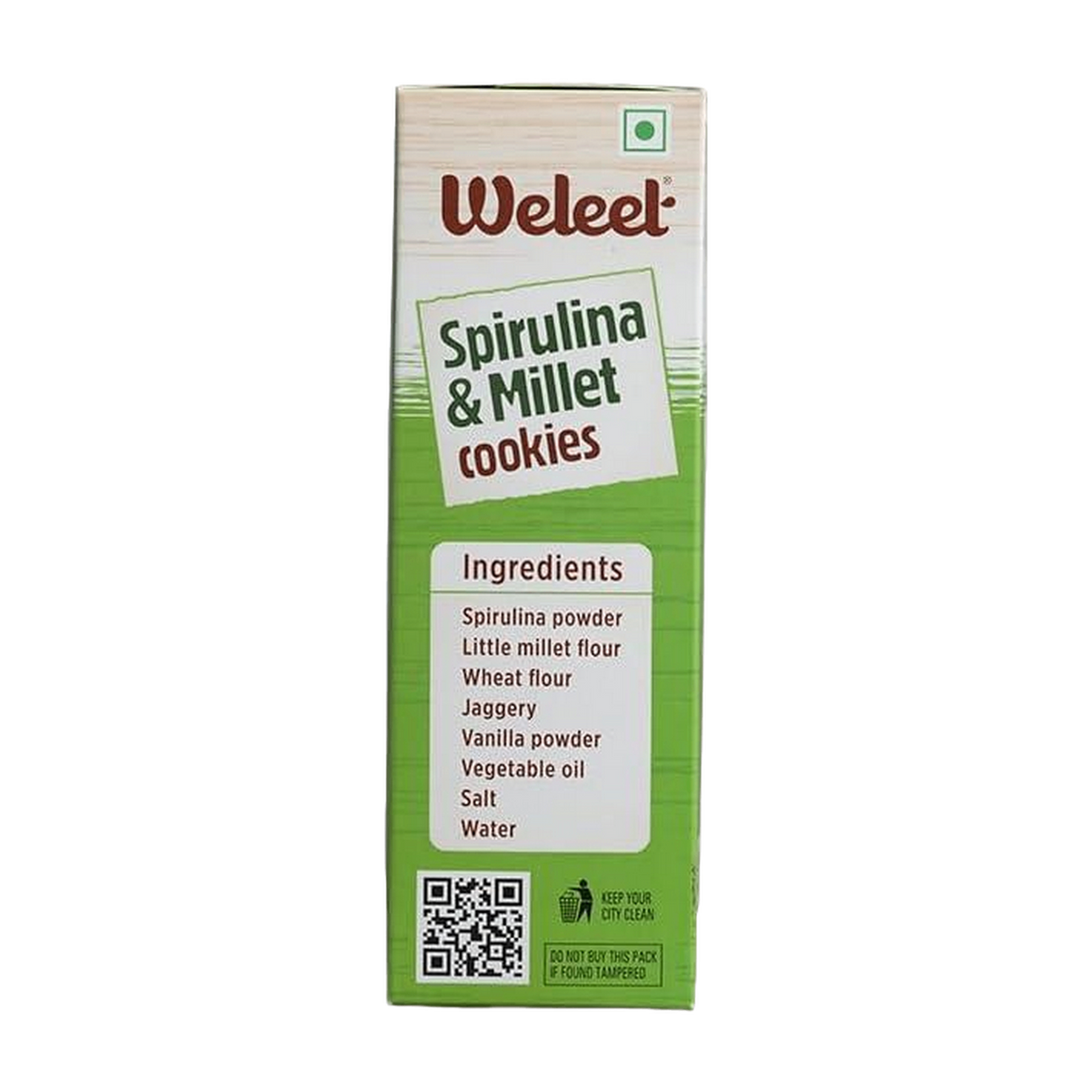 WELEET Millet Cookies - Spirulina | 270 g
