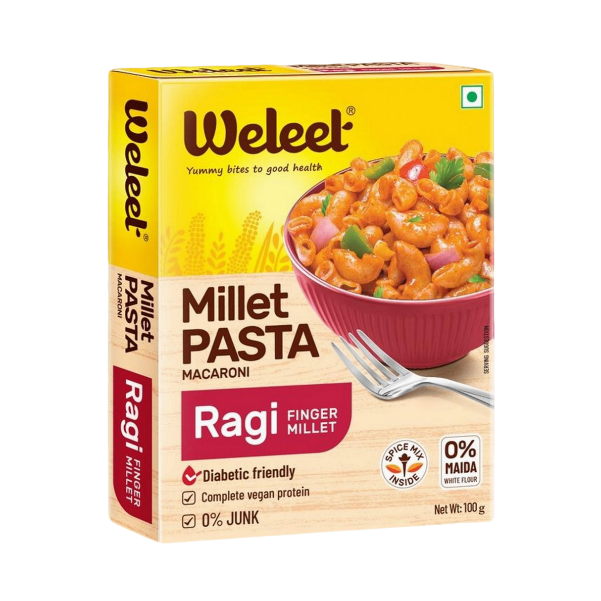 WELEET Pasta - Finger Millet (Ragi)