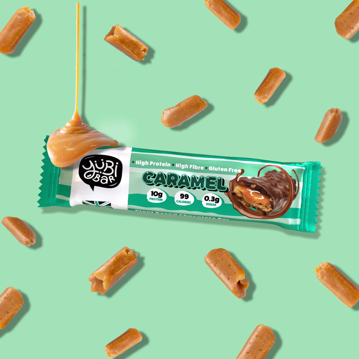 YubiBar Caramel Protein Bar