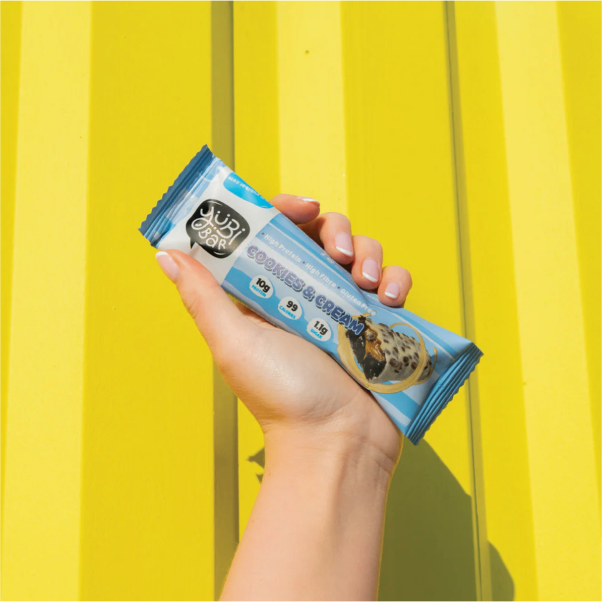 YubiBar Cookies & Cream Protein Bar