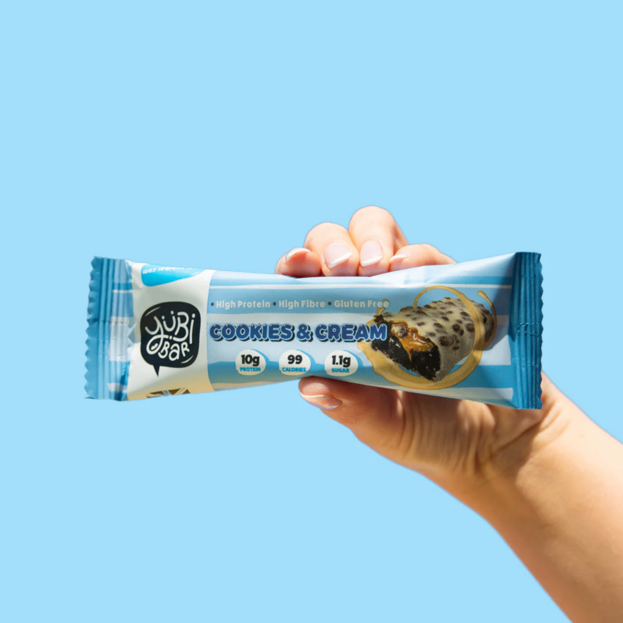 YubiBar Cookies & Cream Protein Bar