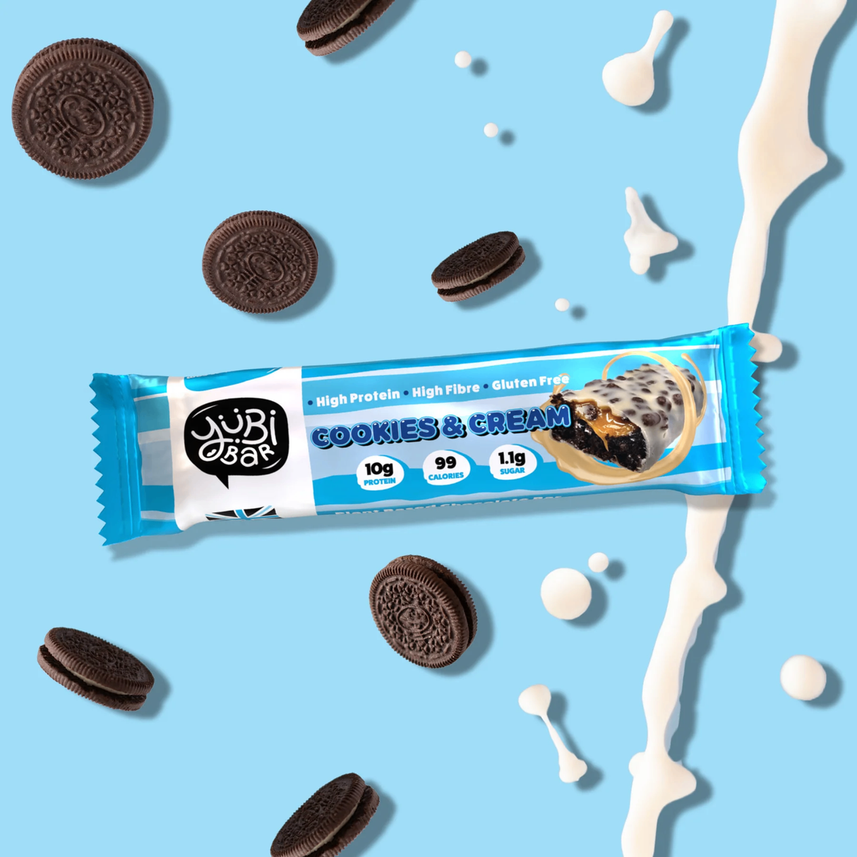 YubiBar Cookies & Cream Protein Bar