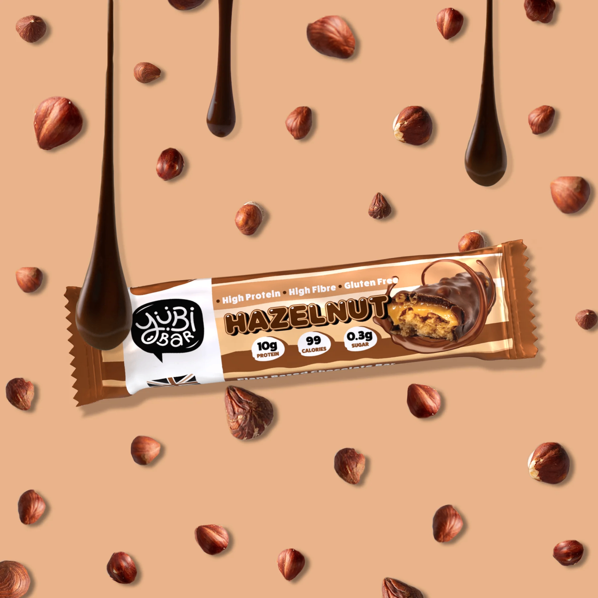 YubiBar Hazelnuts Protein Bar