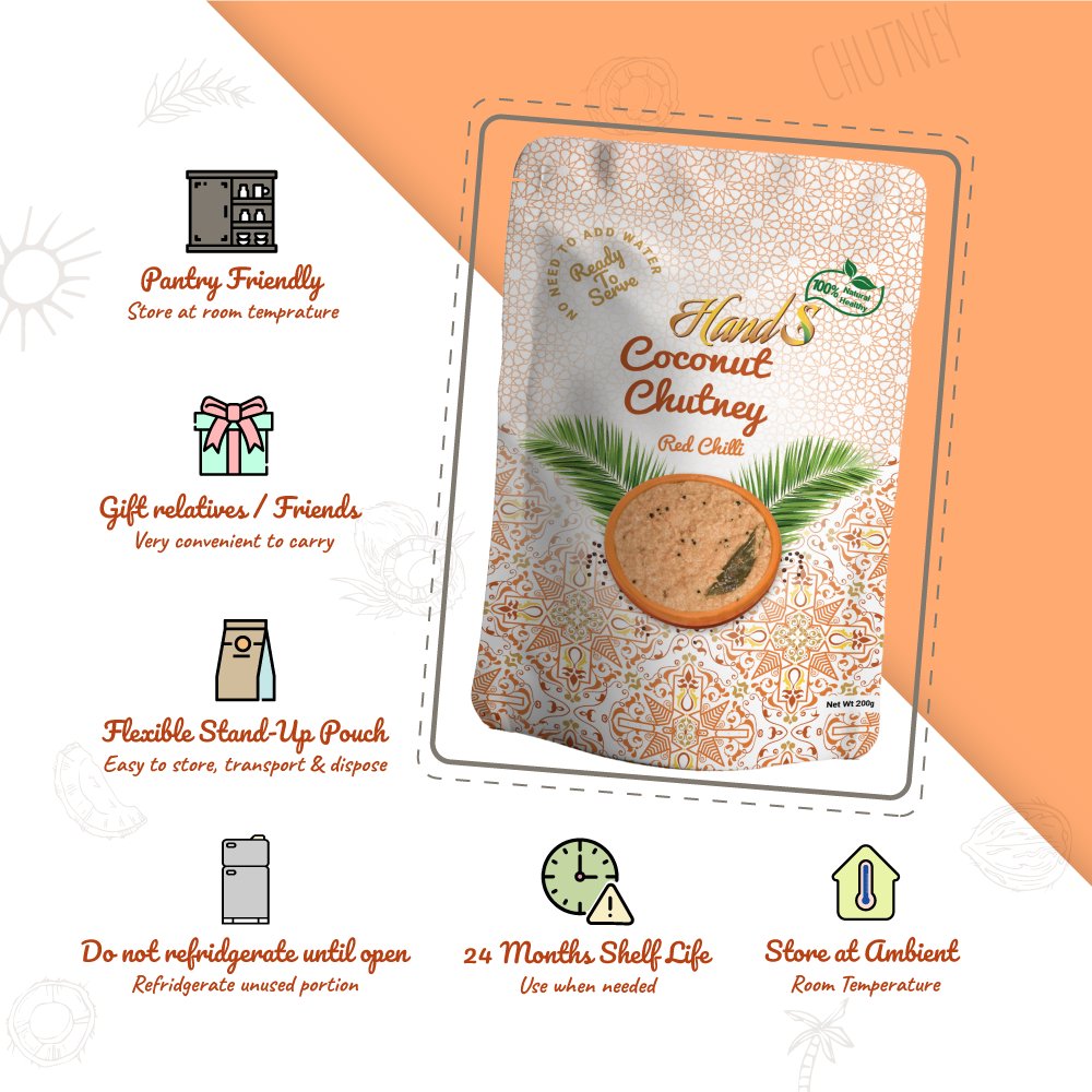 Coconut Chutney: Red Chilli - Nourify