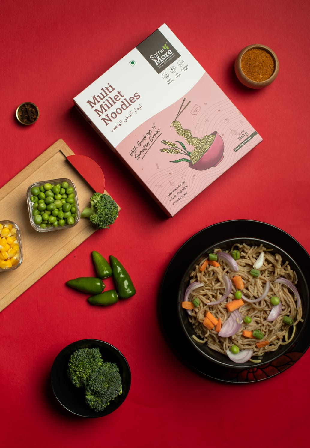 Hakka Noodles: Multi Millet - Nourify