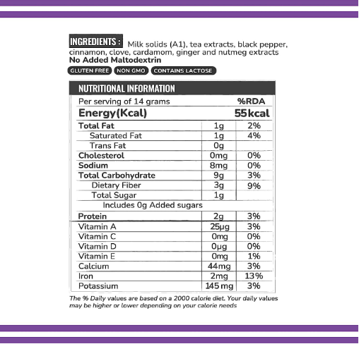 Instant Assorted (Ginger-Cardamom-Spiced) Tea Premix | 14g x 12 pcs - Nourify