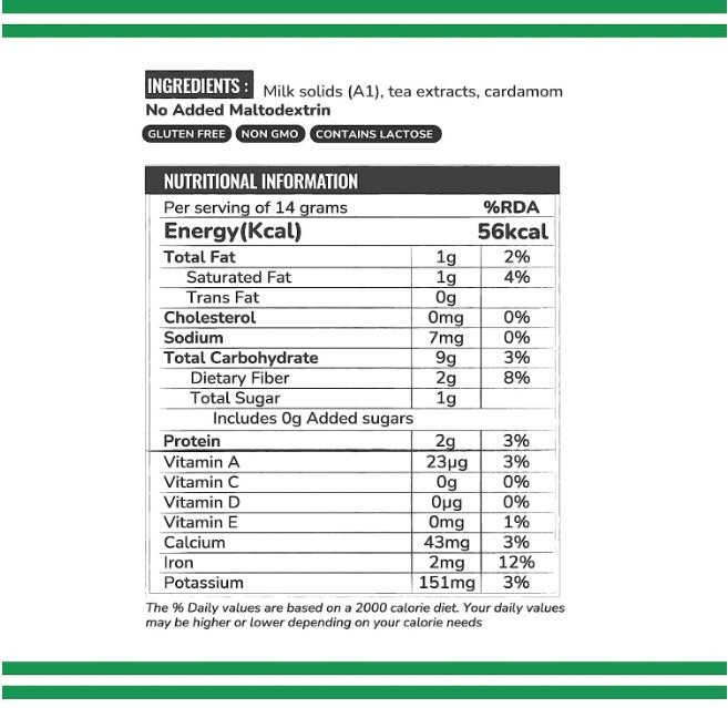 Instant Cardamom Tea Premix | 14g x 10 pcs - Nourify