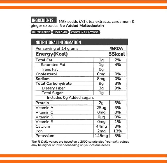 Instant Ginger Tea Premix | 14g x 10 pcs - Nourify