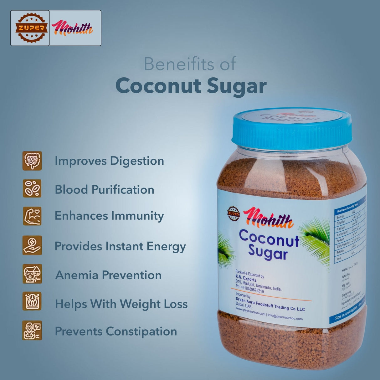 MOHITH Assorted Sugar - Pack of 2 - Nourify