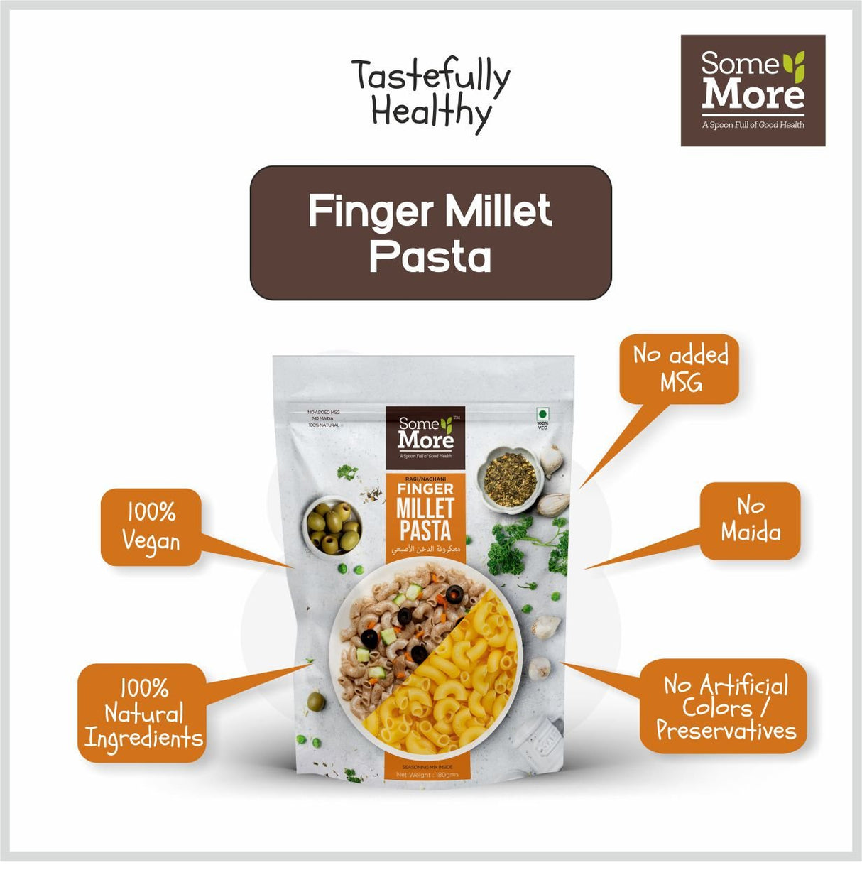 Pasta: Finger Millet (Ragi) - Nourify