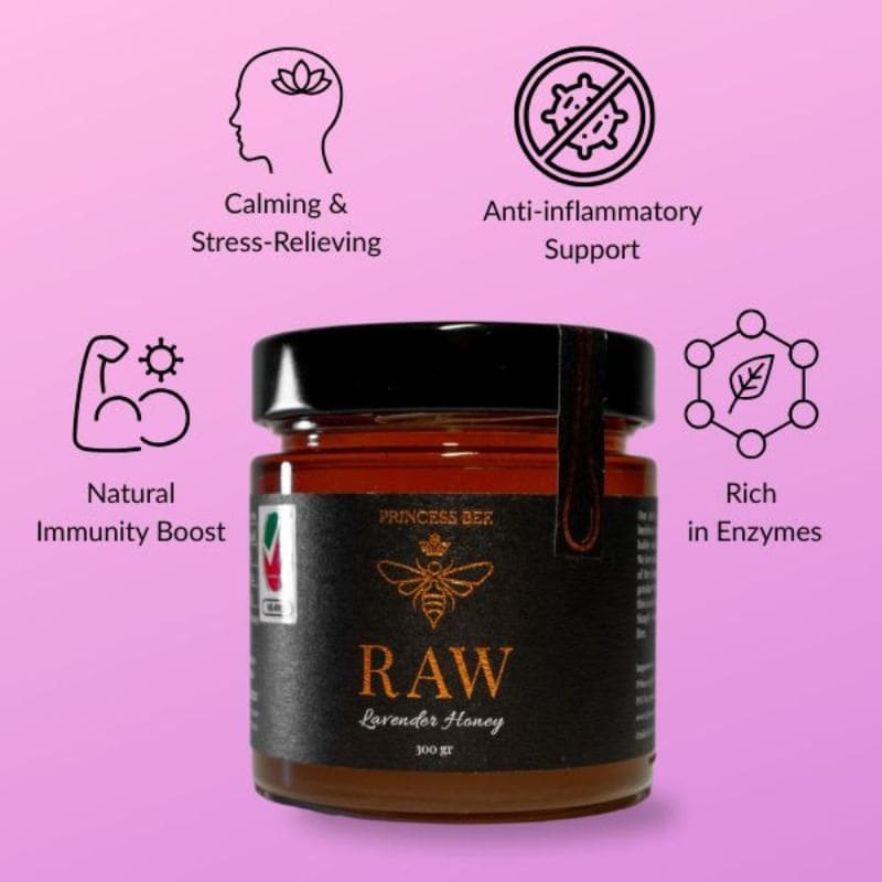 PRINCESS BEE Raw Lavender Honey