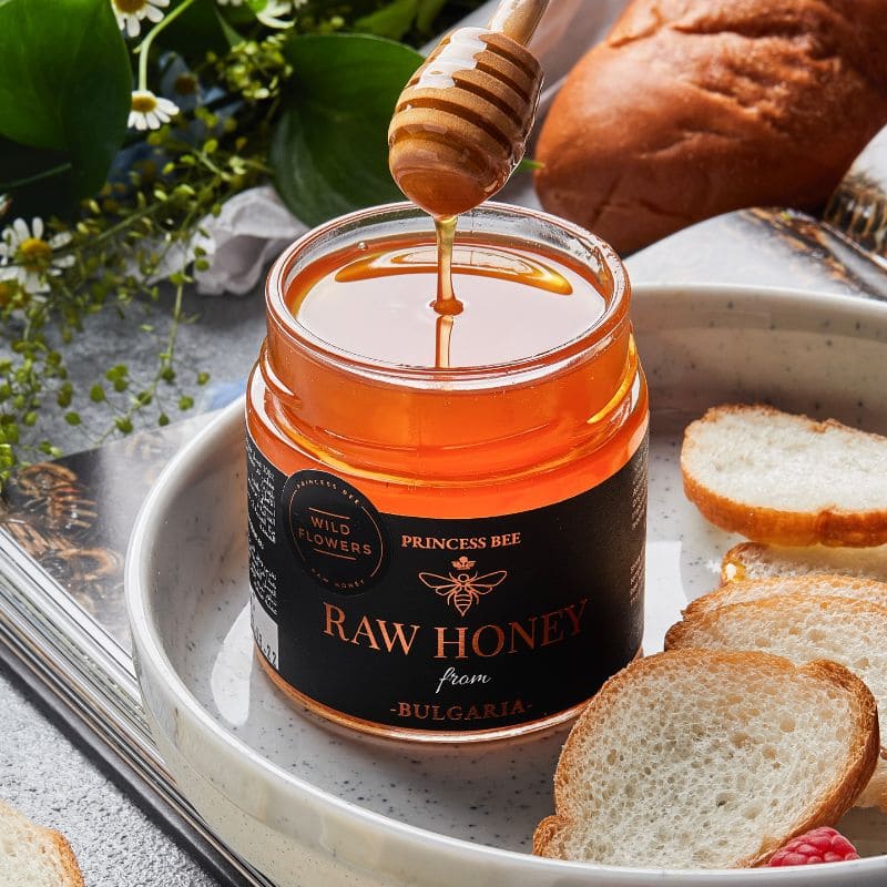 PRINCESS BEE Raw Wildflowers Honey