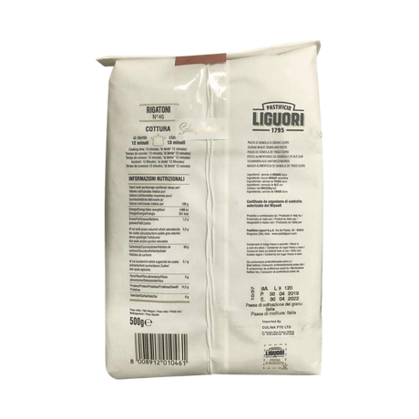 LIGUORI Pasta - Rigatoni