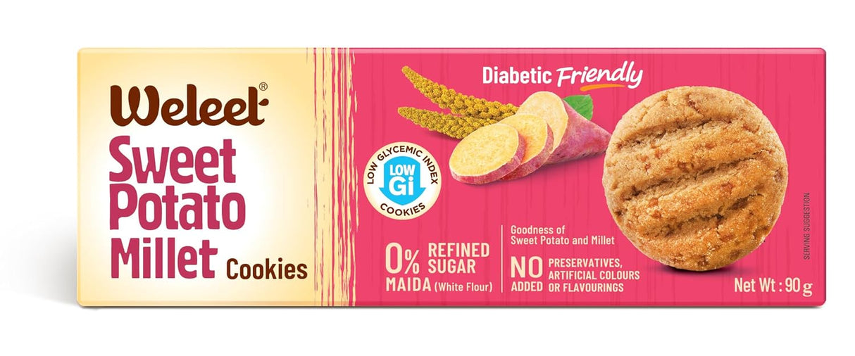 Assorted Pack of Sweet Potato Millet, Ragi & Banana Cookies