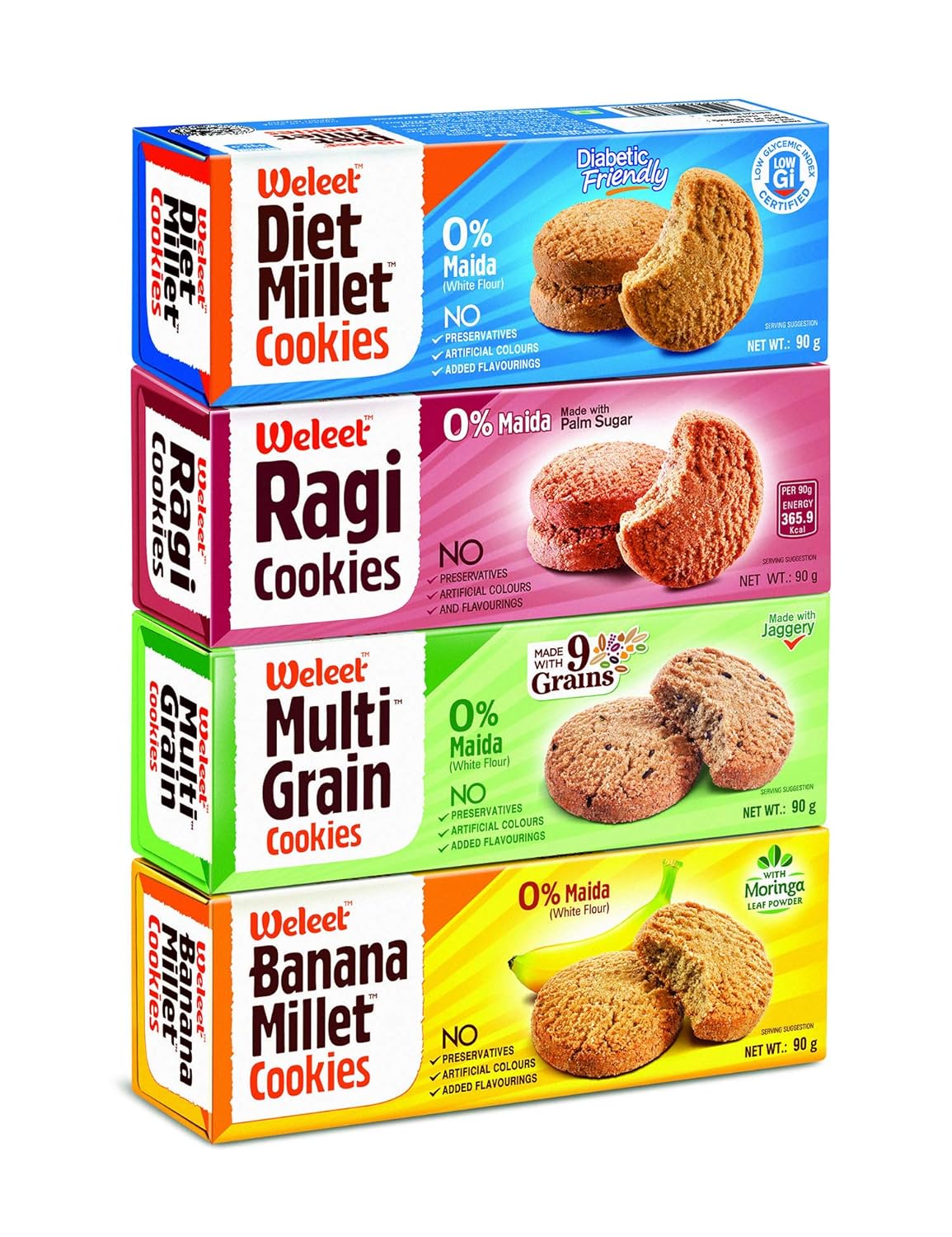 Assorted Millet Cookies - Banana Millet Cookies,Diet Millet cookies ,Multi Grain Cookies , Ragi Cookies