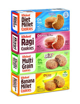 Assorted Millet Cookies - Banana Millet Cookies,Diet Millet cookies ,Multi Grain Cookies , Ragi Cookies