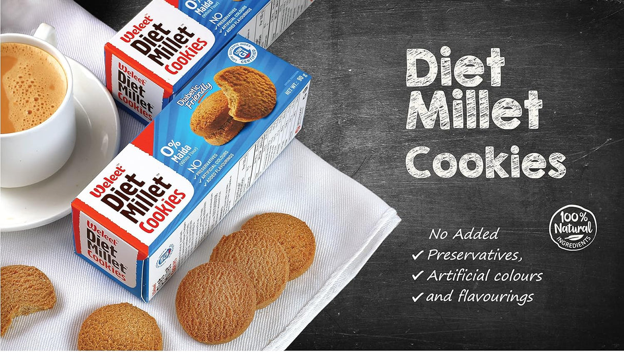 Assorted Millet Cookies - Banana Millet Cookies,Diet Millet cookies ,Multi Grain Cookies , Ragi Cookies