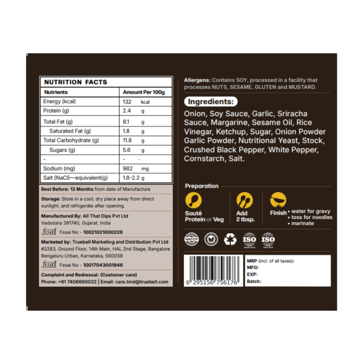 ASF Black Pepper Stir Fry Sauce | 180g
