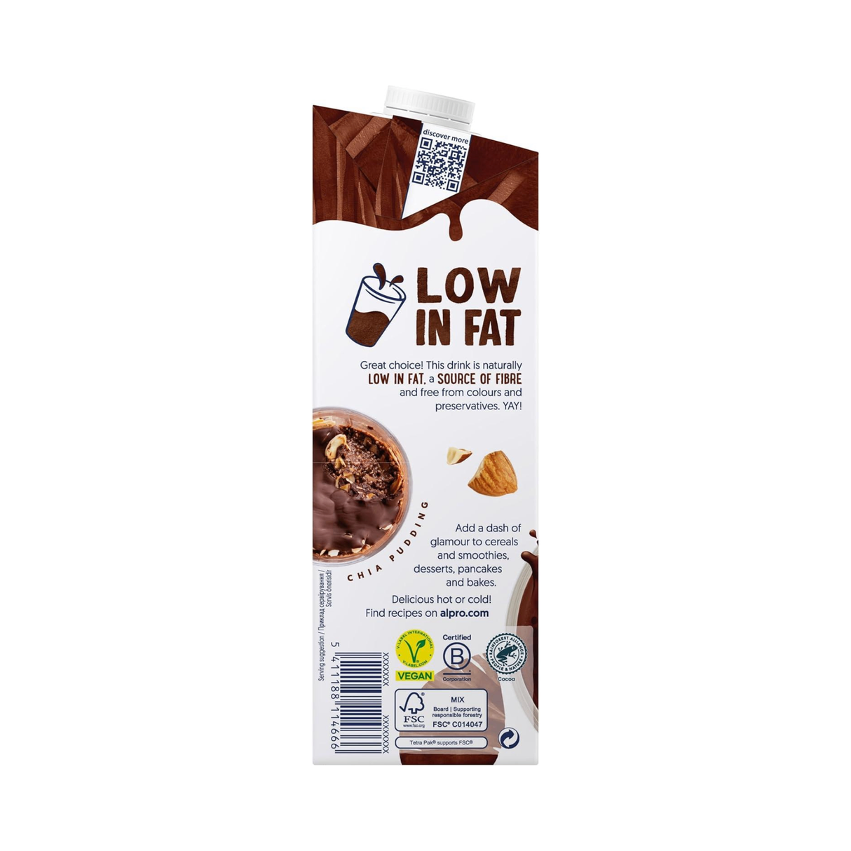 Alpro Almond Milk Dark Chocolate |1L