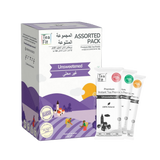 TEA FIT Instant Assorted (Ginger-Cardamom-Spiced) Tea Premix | 12 Pcs x 14 g