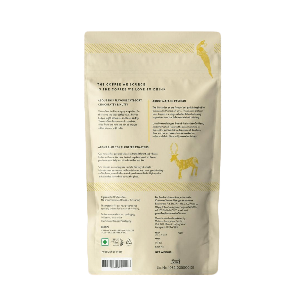 BLUE TOKAI Ground Coffee - Attikan Estate - Medium Dark Roast