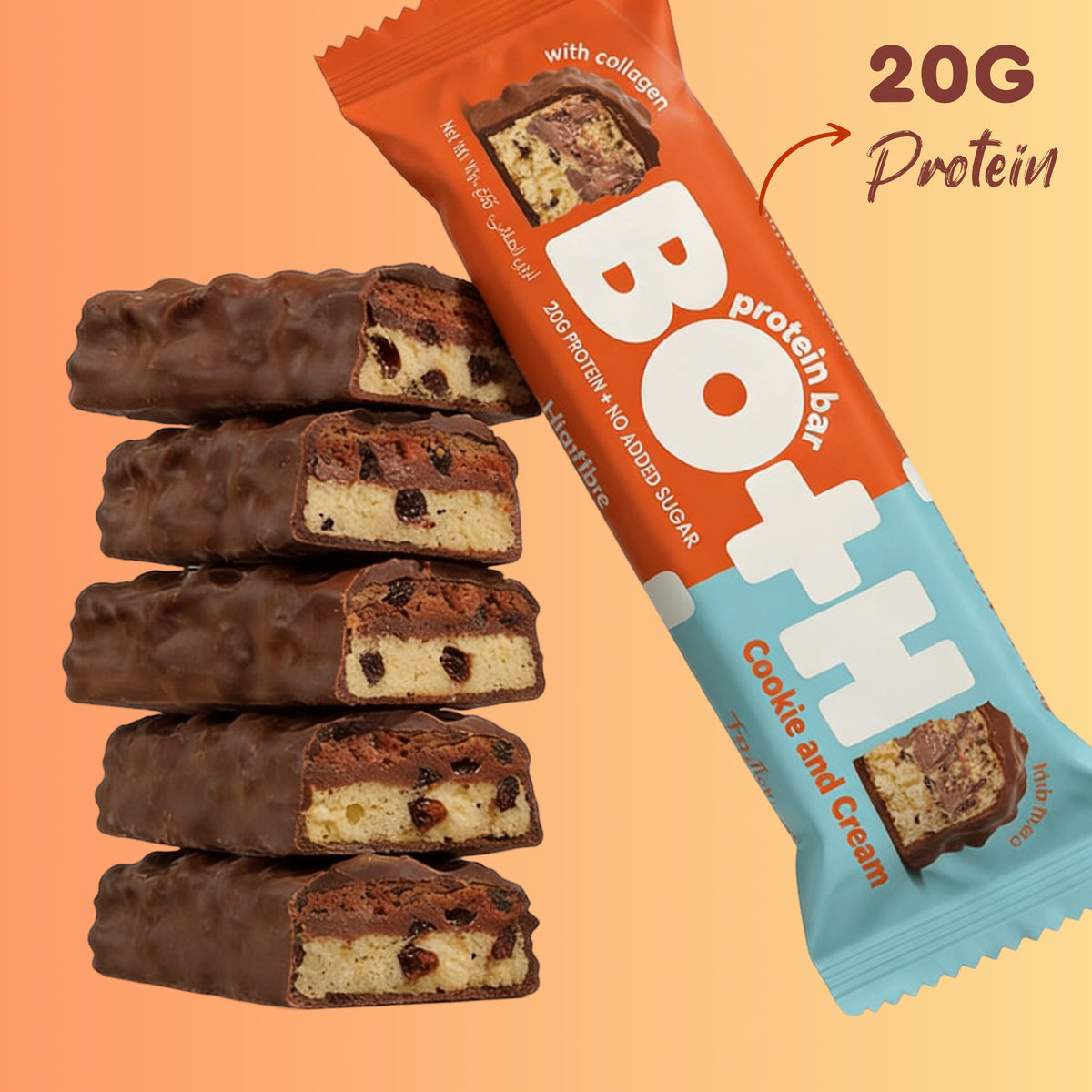 BOTH Cookie and Cream Protein Bar | 55g