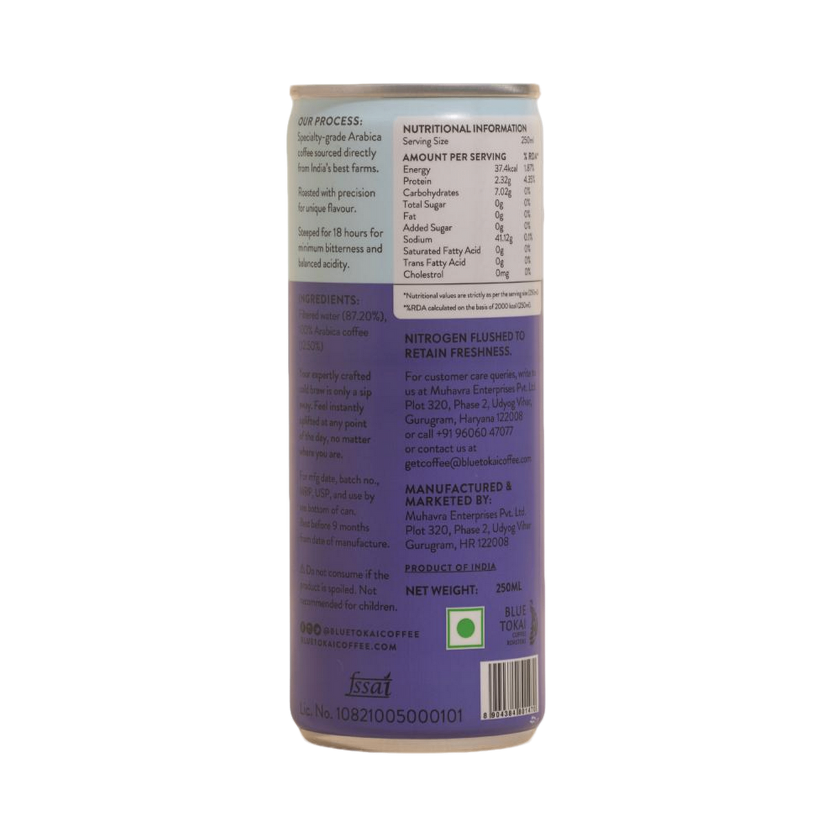 BLUE TOKAI Coffee - Cold Brew - Classic Bold | 250 ml