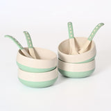 FRENVI Kids Feeding Bowl with Spoon 250 ml | 4 Pcs