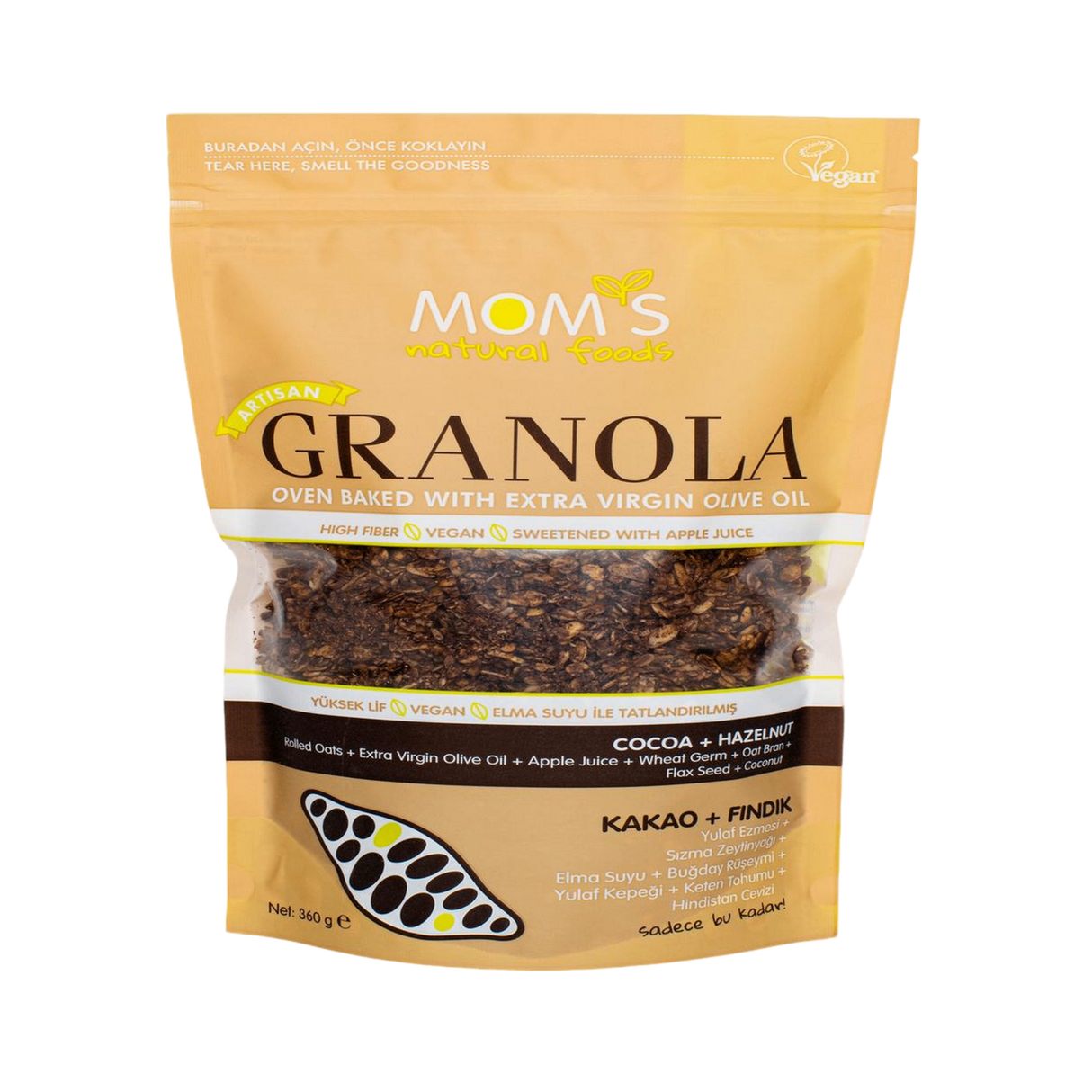 MOMs Granola: Cocoa & Hazelnut
