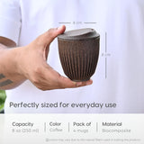 FRENVI Retro Cup 250 ml | 4 Pcs