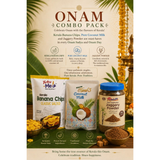 Onam Combo Pack – Kerala Banana Chips, Coconut Milk & Jaggery Powder