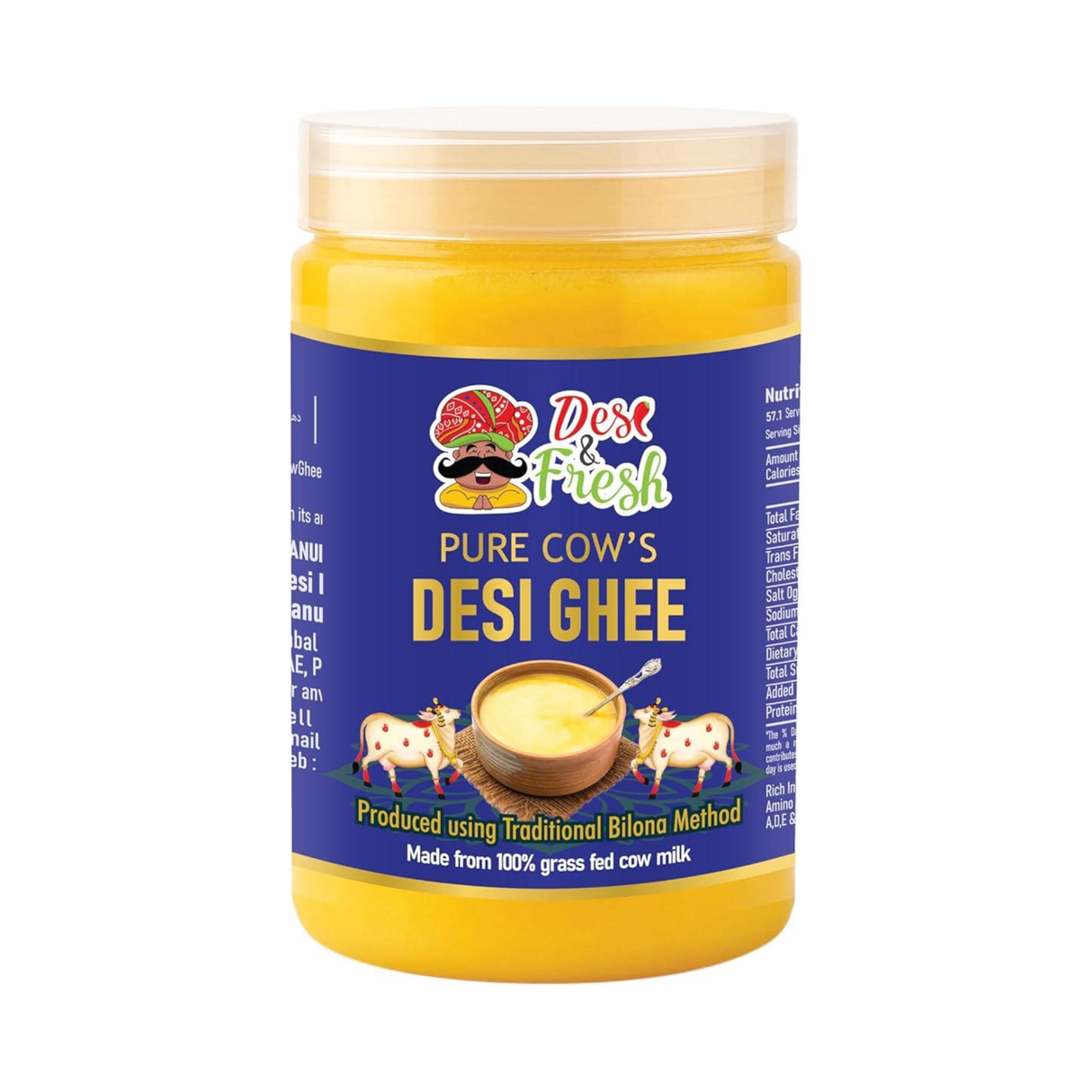 DESI & FRESH Desi Cow Ghee | 800 ml