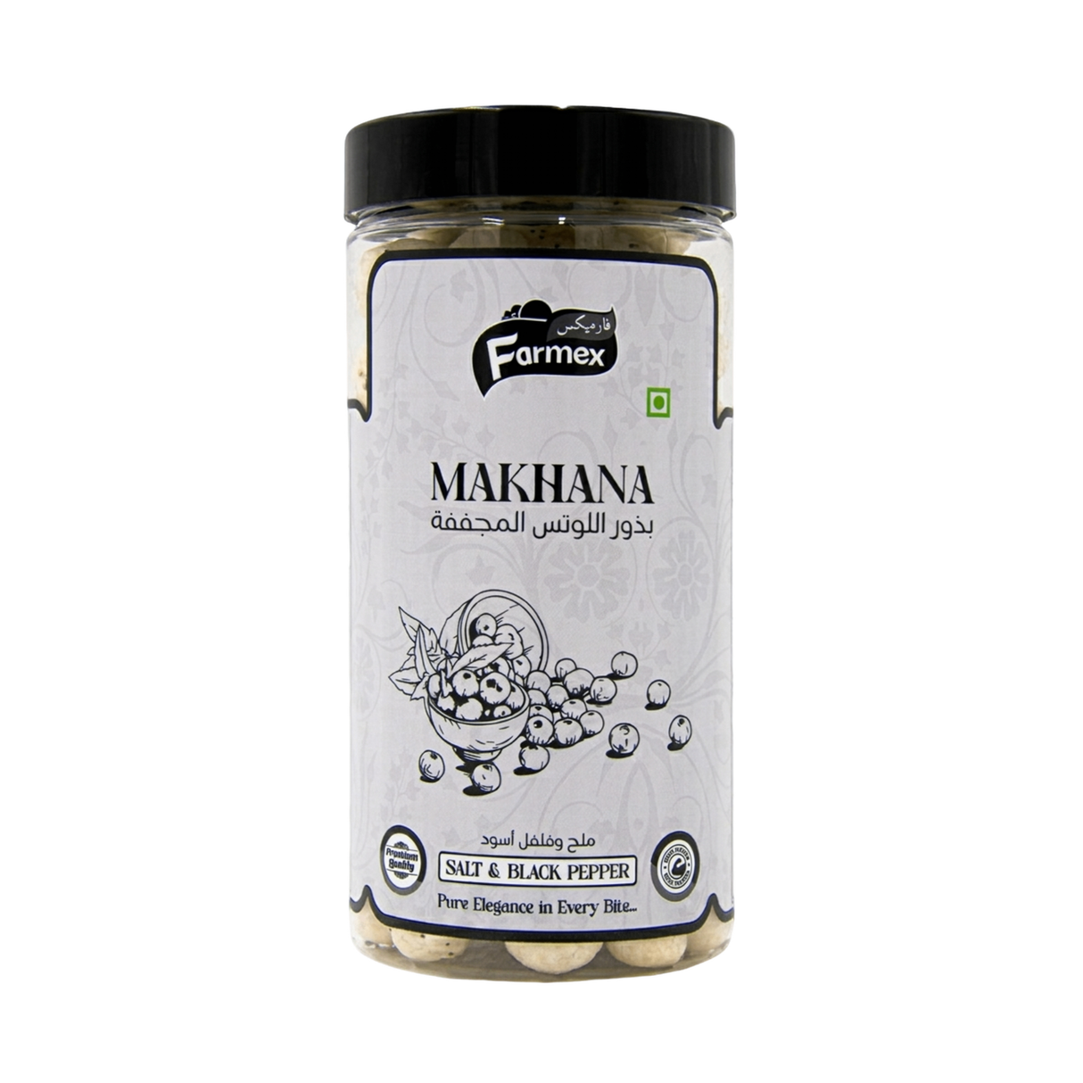Farmex Roasted Makhana Black Pepper | 60g