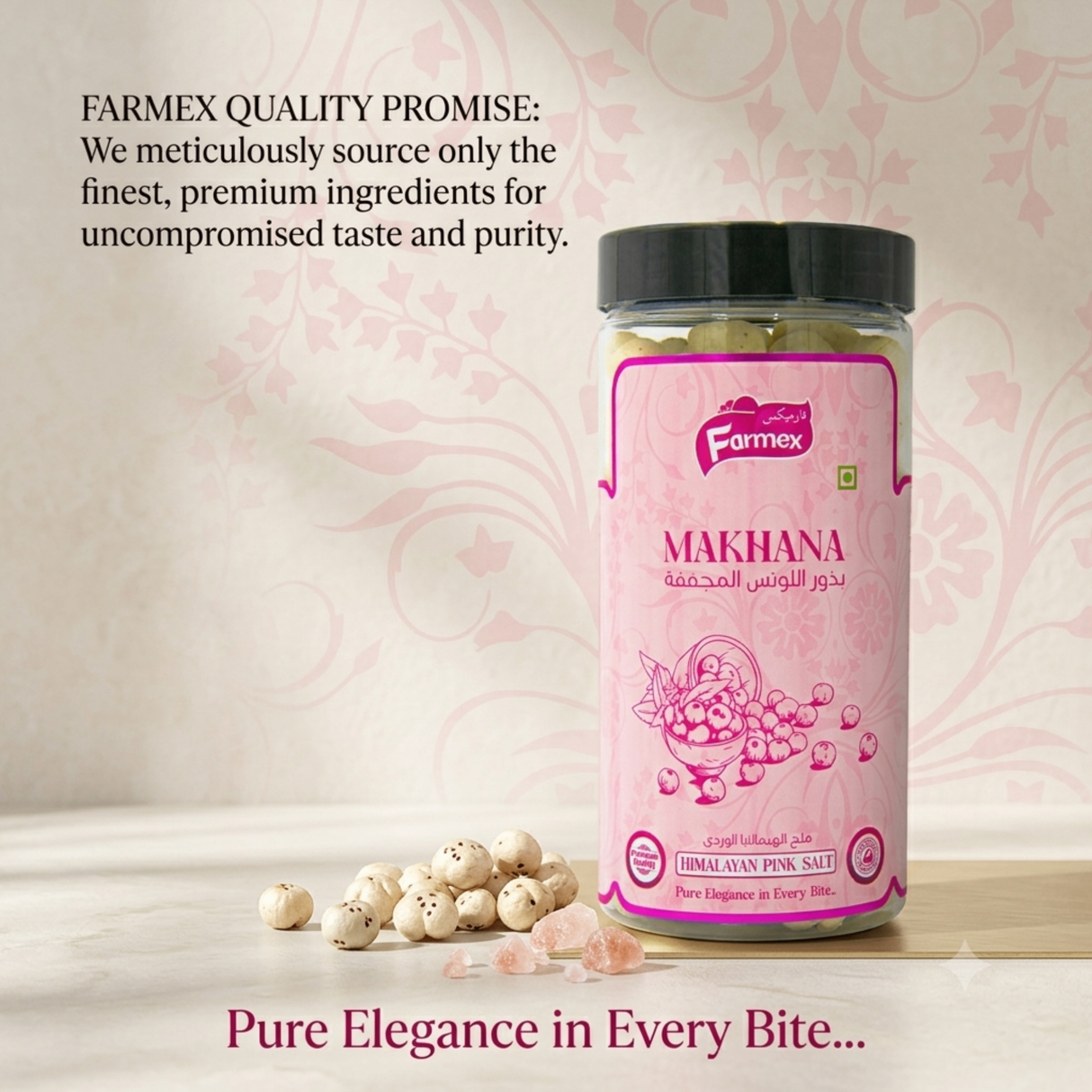 Farmex Roasted Makhana Pink Salt | 60g