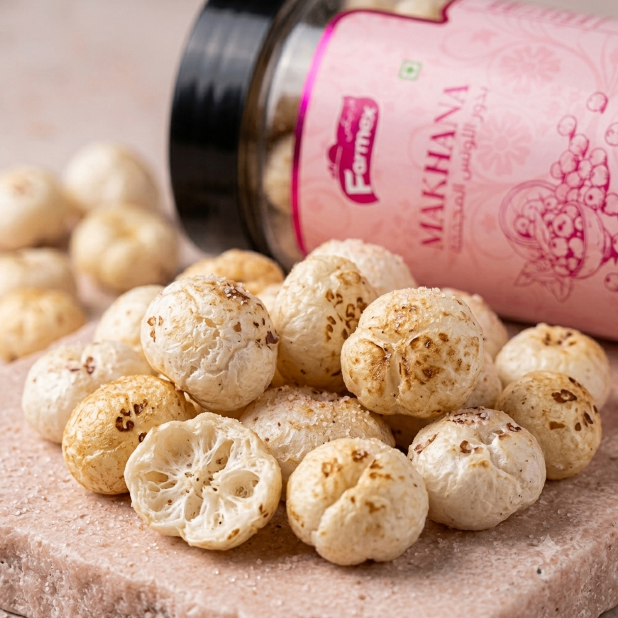Farmex Roasted Makhana Pink Salt | 60g