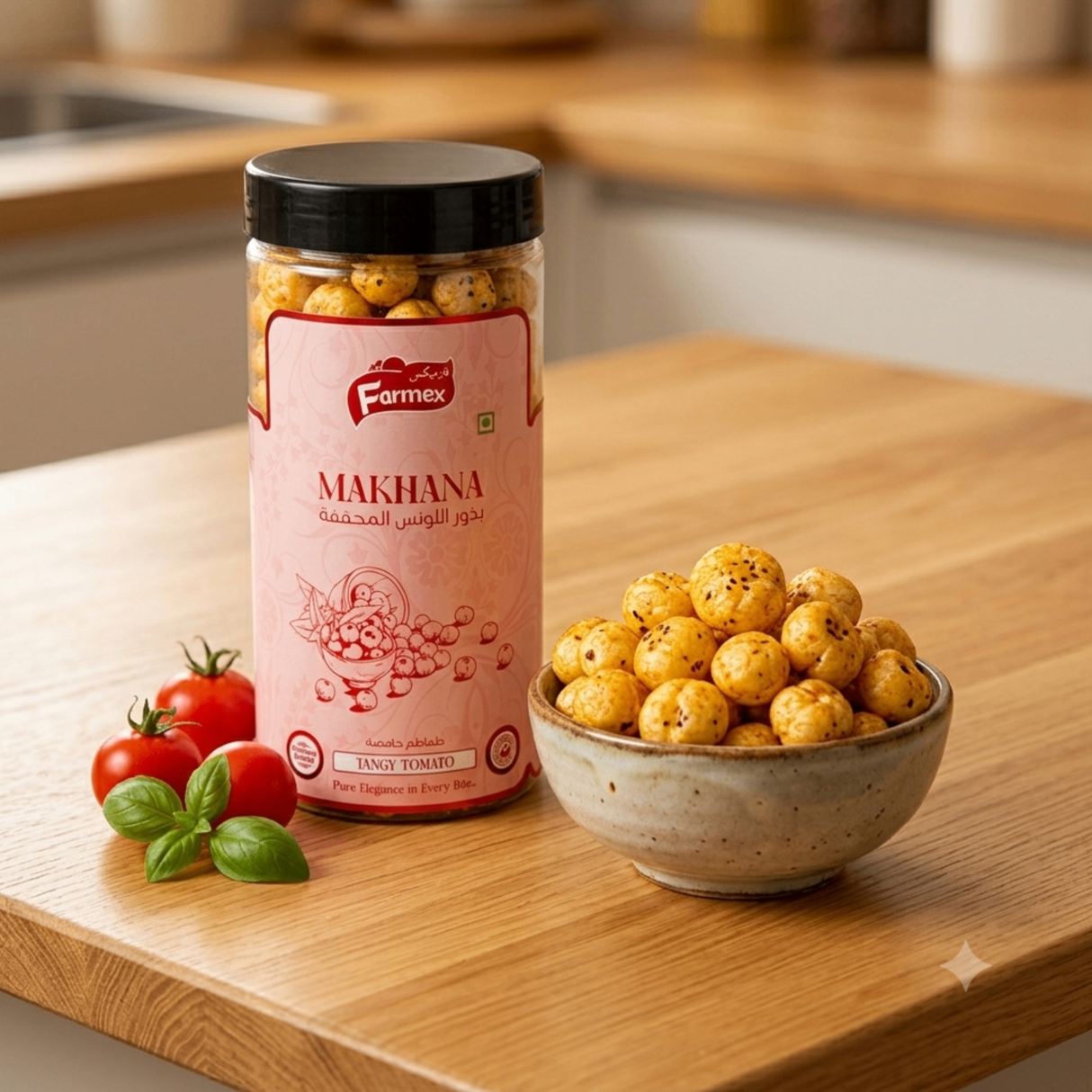 Farmex Roasted Makhana Tangy Tomato | 60g