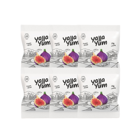 YALLA YUM Freeze Dried Fig | 6 x 15 g