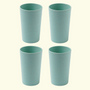 FRENVI Frosted Tumbler Cup 250 ml | 4 pcs